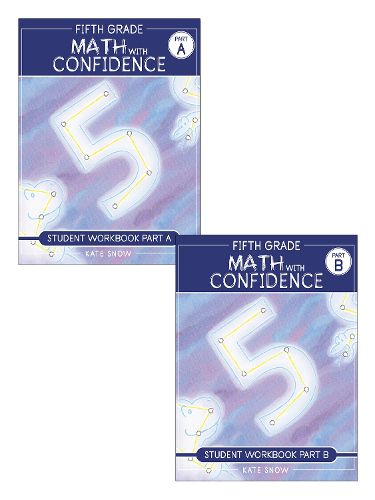 Cover image for Fifth Grade Math with Confidence Student Workbook Bundle