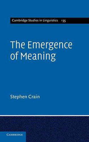 Cover image for The Emergence of Meaning