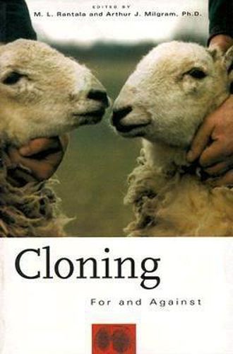 Cover image for Cloning: For and Against
