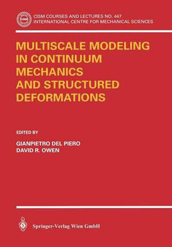 Cover image for Multiscale Modeling in Continuum Mechanics and Structured Deformations