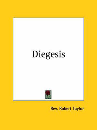 Cover image for The Diegesis