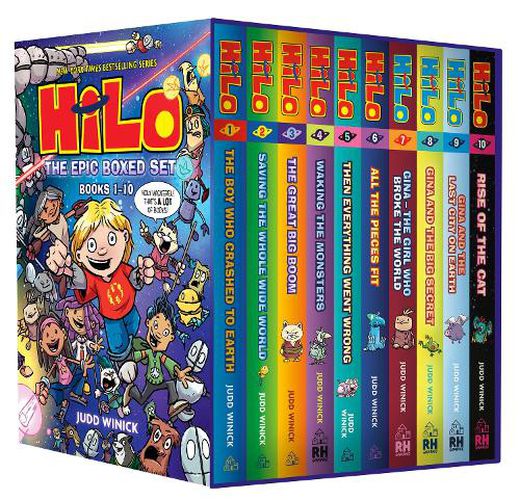 Cover image for Hilo: The Epic Boxed Set (Books 1-10)