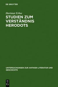 Cover image for Studien Zum Verstandnis Herodots