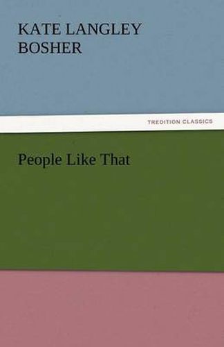 Cover image for People Like That