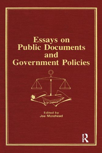 Cover image for Essays on Public Documents and Government Policies