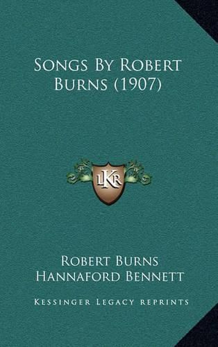 Cover image for Songs by Robert Burns (1907)