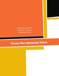 Cover image for Psychology and Life: Pearson New International Edition