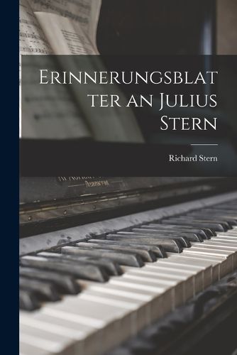 Cover image for Erinnerungsblatter an Julius Stern