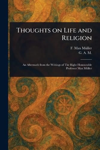 Cover image for Thoughts on Life and Religion