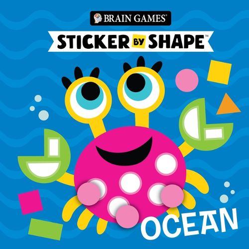 Cover image for Brain Games - Sticker by Shape: Ocean (for Kids Ages 3-6)