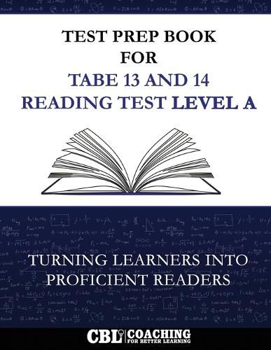 Cover image for Test Prep Book for TABE 13 and 14 Reading Test Level A
