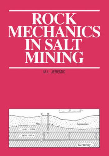 Cover image for Rock Mechanics in Salt Mining
