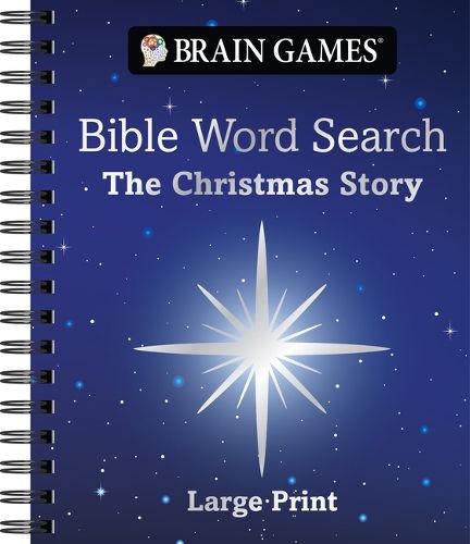 Cover image for Brain Games - Bible Word Search: The Christmas Story - Large Print