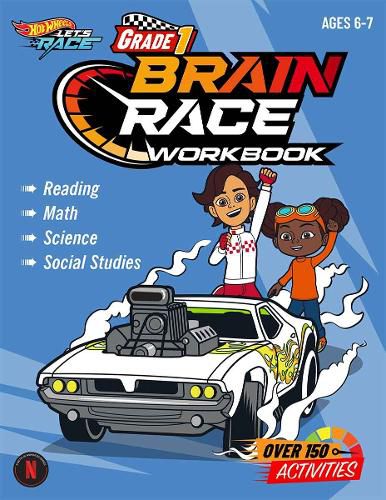 Cover image for Hot Wheels Brain Race Grade 1 Workbook
