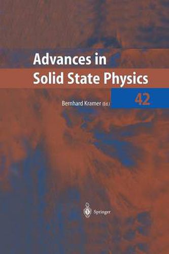 Cover image for Advances in Solid State Physics