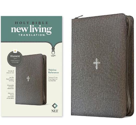 Cover image for NLT Thinline Reference Zipper Bible, Filament Enabled