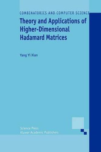 Cover image for Theory and Applications of Higher-Dimensional Hadamard Matrices