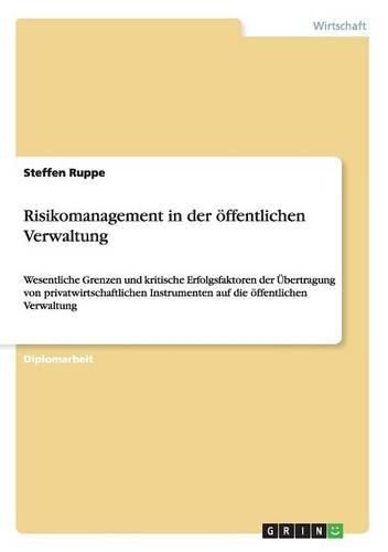 Cover image for Risikomanagement in der oeffentlichen Verwaltung