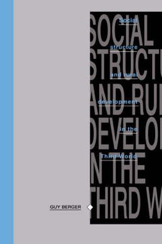 Cover image for Social Structure and Rural Development in the Third World