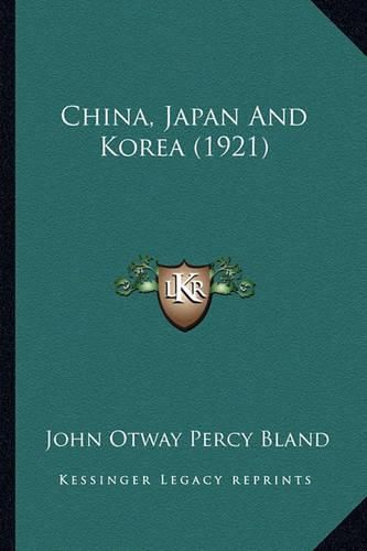 China, Japan and Korea (1921)