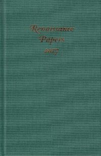 Cover image for Renaissance Papers 2017