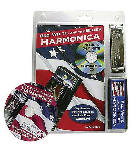 Cover image for Red, White, and the Blues Harmonica