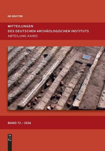 Cover image for Mitteilungen Des Deutschen Archaologischen Instituts, Abteilung Kairo. Band 72