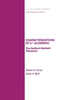 Cover image for Characterizations of C* Algebras: the Gelfand Naimark Theorems
