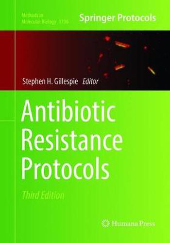 Cover image for Antibiotic Resistance Protocols