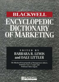 Cover image for The Blackwell Encyclopedic Dictionary of Marketing