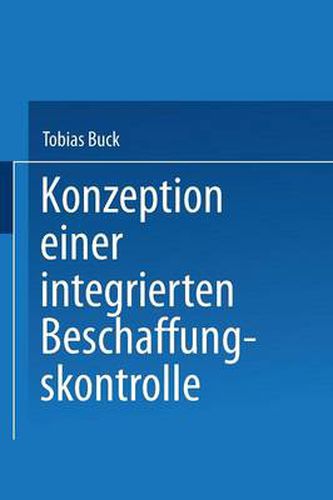 Cover image for Konzeption Einer Integrierten Beschaffungskontrolle