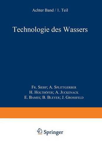 Cover image for Wasser Und Luft