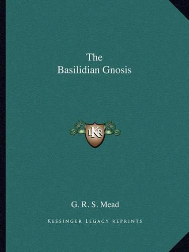 Cover image for The Basilidian Gnosis