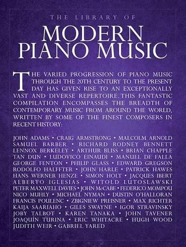 Cover image for The Library Of Modern Piano Music