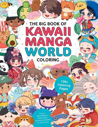 Cover image for The Big Book of Kawaii Manga World Coloring