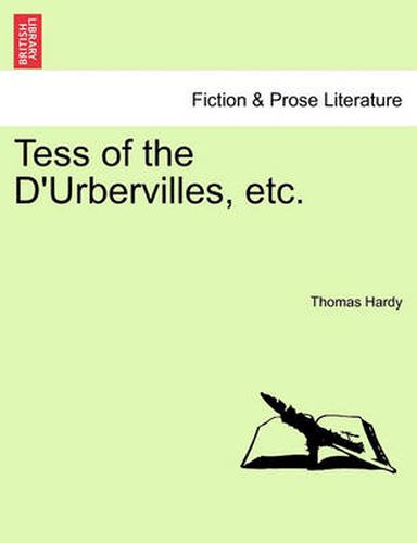 Cover image for Tess of the D'Urbervilles, etc.