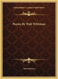 Cover image for Poems by Walt Whitman Poems by Walt Whitman