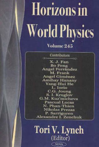 Cover image for Horizons in World Physics, Volume 245