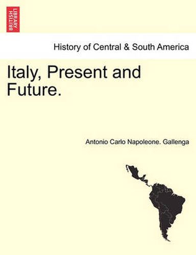 Cover image for Italy, Present and Future.