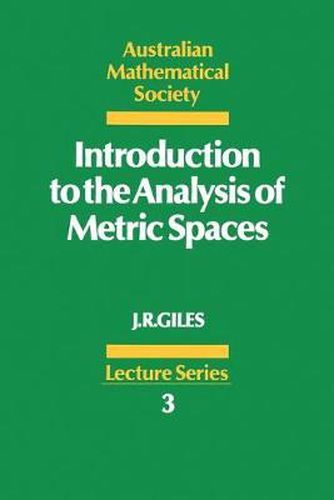 Cover image for Introduction to the Analysis of Metric Spaces