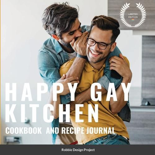 Cover image for Happy Gay Kitchen Cookbook and Recipe Journal