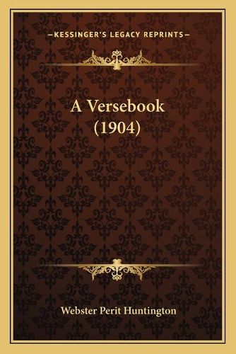 Cover image for A Versebook (1904)