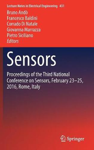 Cover image for Sensors: Proceedings of the Third National Conference on Sensors, February 23-25, 2016, Rome, Italy