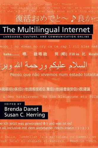 Cover image for The Multilingual Internet: Language, Culture, and Communication Online