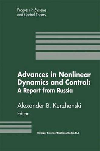 Cover image for Advances in Nonlinear Dynamics and Control: A Report from Russia