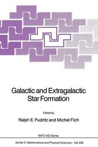 Cover image for Galactic and Extragalactic Star Formation