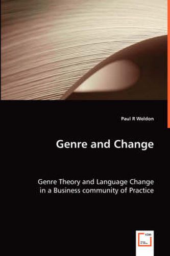 Cover image for Genre and Change