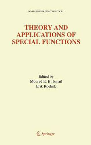 Cover image for Theory and Applications of Special Functions: A Volume Dedicated to Mizan Rahman