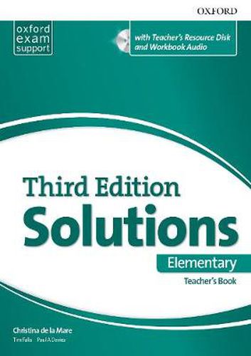 Cover image for Solutions: Elementary: Essentials Teacher's Book and Resource Disc Pack