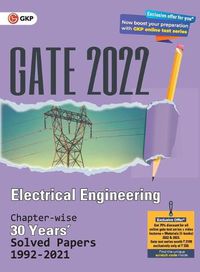 Cover image for Gate 2022 Electrical Engineering 30 Years Chapterwise Solved Paper (1992-2021)